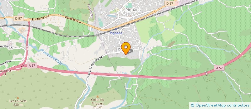 localisation de l'entreprise MONSIEUR RONALD DEGEORGES  PUGET-VILLE