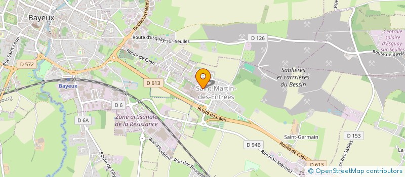 localisation de l'entreprise MONSIEUR RONALD DEROBERT  SAINT-MARTIN-DES-ENTREES