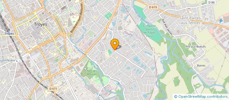 localisation de l'entreprise MONSIEUR RONALD DRU  TROYES