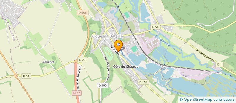 localisation de l'entreprise MONSIEUR RONALD FALG à ARQUES-LA-BATAILLE