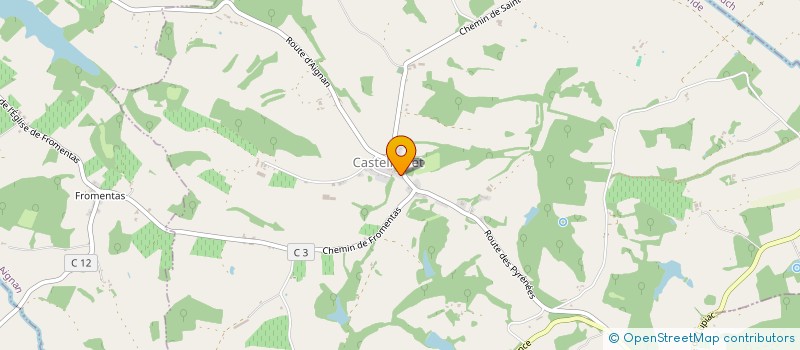 localisation de l'entreprise MONSIEUR RONALD FERREYRA  LUPIAC