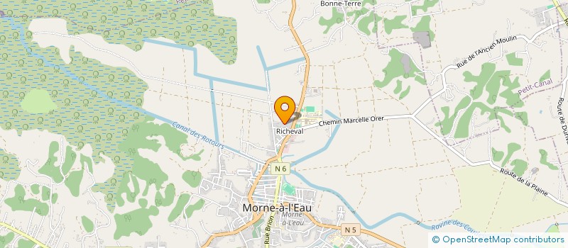 localisation de l'entreprise MONSIEUR RONALD FLEREAU  MORNE-A-L'EAU