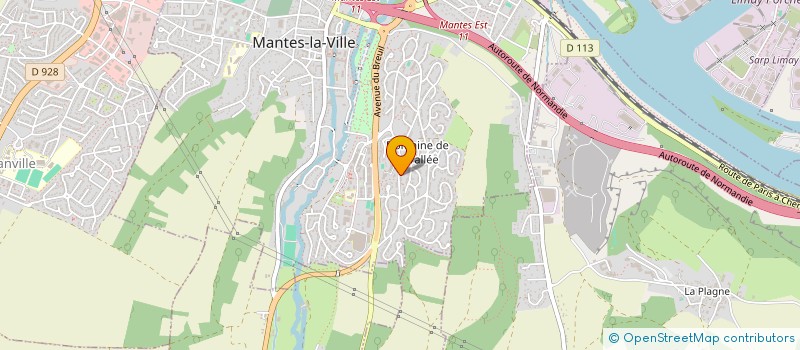 localisation de l'entreprise MONSIEUR RONALD FLEURISTIN  MANTES-LA-VILLE