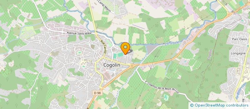 localisation de l'entreprise MONSIEUR RONALD FORSYTH à COGOLIN