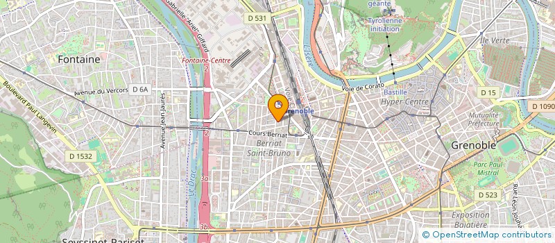 localisation de l'entreprise MONSIEUR RONALD GALLO à GRENOBLE