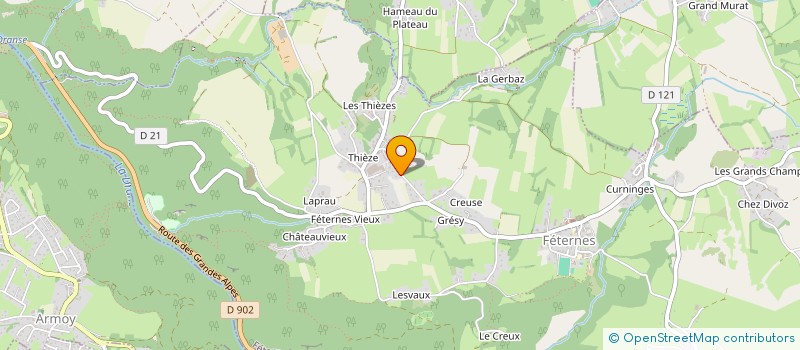 localisation de l'entreprise MONSIEUR RONALD GOLDIE  THOLLON-LES-MEMISES