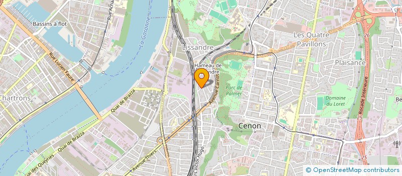 localisation de l'entreprise MONSIEUR RONALD GUELY  CENON