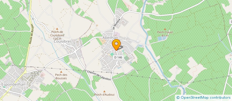 localisation de l'entreprise MONSIEUR RONALD GUILLERM  ABEILHAN