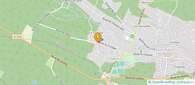 localisation de l'entreprise MONSIEUR RONALD JACKSON à SAINT-AUBIN-DE-MEDOC