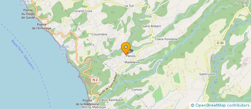 localisation de l'entreprise MONSIEUR RONALD JOBLON à BAILLIF
