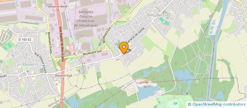 localisation de l'entreprise MONSIEUR RONALD-JUNIOR VERSTRAETE  BILLY-BERCLAU