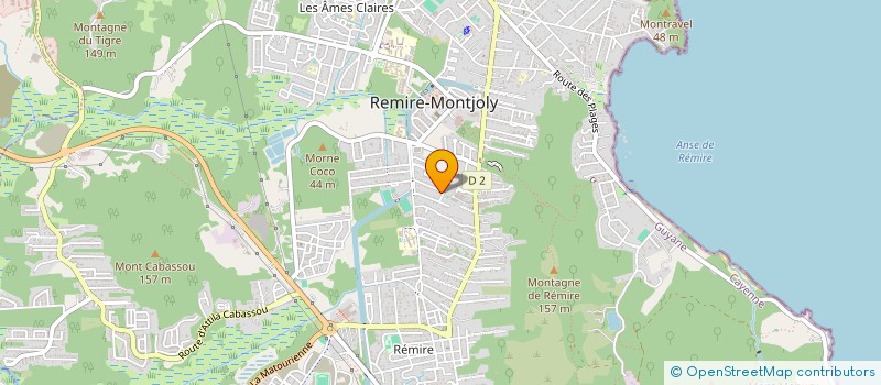 localisation de l'entreprise MONSIEUR RONALD KARRANSING  REMIRE-MONTJOLY