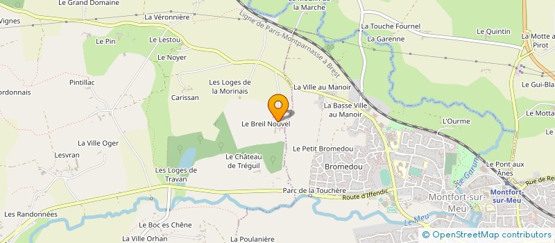 localisation de l'entreprise MONSIEUR RONALD KIENHUIS  IFFENDIC