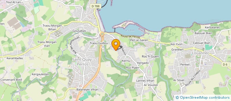 localisation de l'entreprise MONSIEUR RONALD L'HEMEURY  LOUANNEC