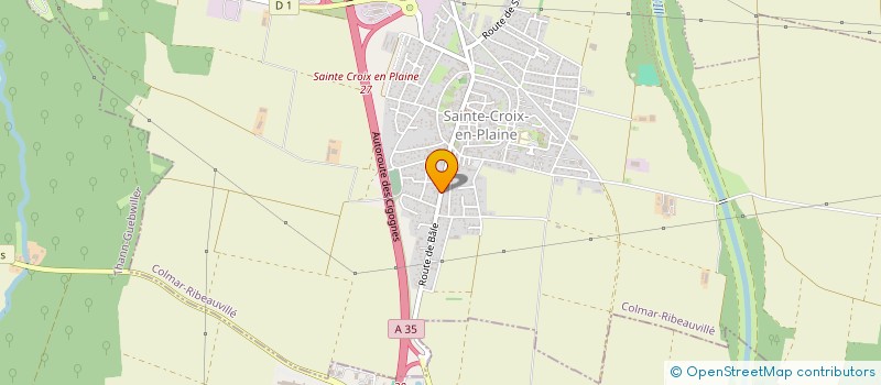 localisation de l'entreprise MONSIEUR RONALD LANDRY  SAINTE-CROIX-EN-PLAINE