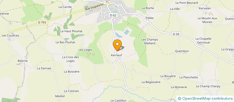 localisation de l'entreprise MONSIEUR RONALD LANGSTON  CAULNES