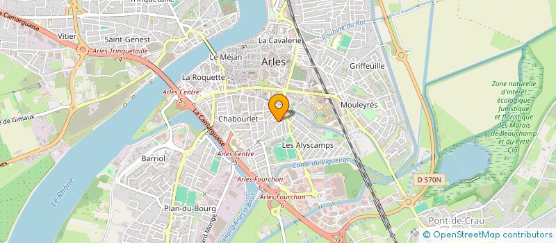 localisation de l'entreprise MONSIEUR RONALD MACK  ARLES