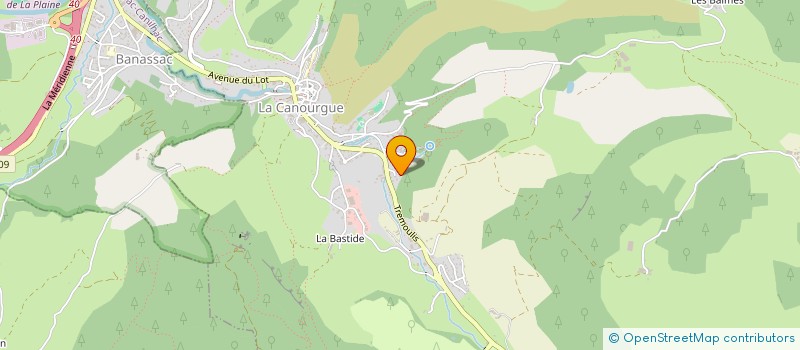 localisation de l'entreprise MONSIEUR RONALD MOSCOVITZ  BANASSAC-CANILHAC