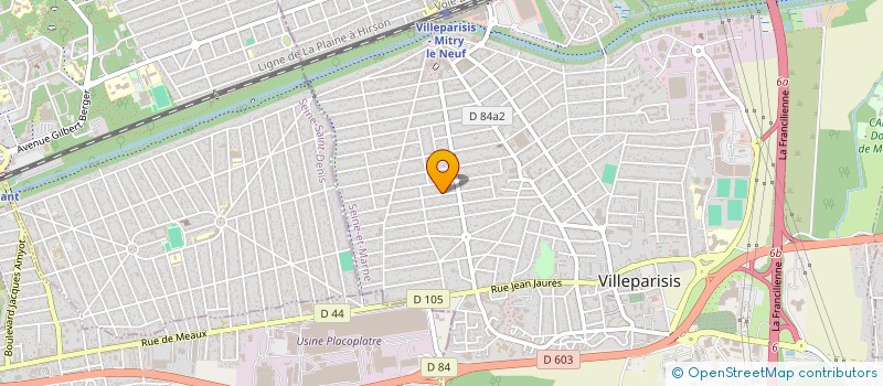 localisation de l'entreprise MONSIEUR RONALD NELSON  VILLEPARISIS