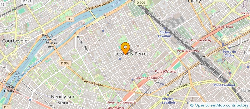 localisation de l'entreprise MONSIEUR RONALD NUMBELA LLANOS  ARGENTEUIL