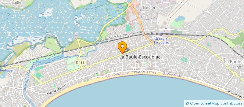 localisation de l'entreprise MONSIEUR RONALD PLAT à LA BAULE-ESCOUBLAC