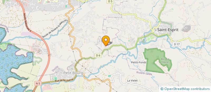 localisation de l'entreprise MONSIEUR RONALD QUIONQUION  SAINT-ESPRIT