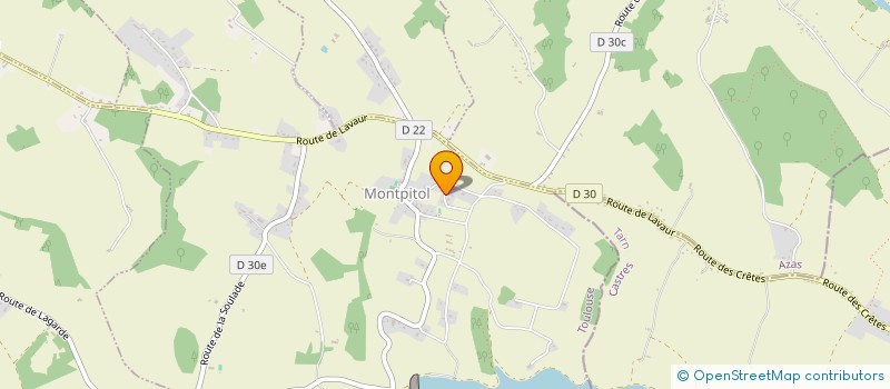 localisation de l'entreprise MONSIEUR RONALD RIBES  MONTPITOL