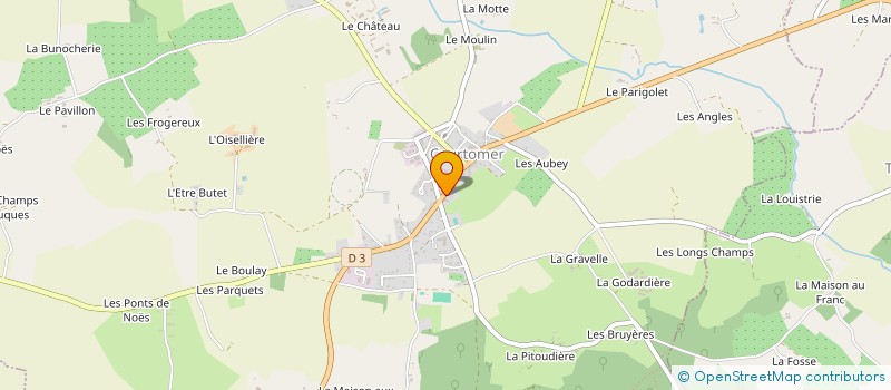 localisation de l'entreprise MONSIEUR RONALD SAULNIER à COURTOMER