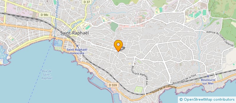 localisation de l'entreprise MONSIEUR RONALD SCHEPERS  SAINT-RAPHAEL