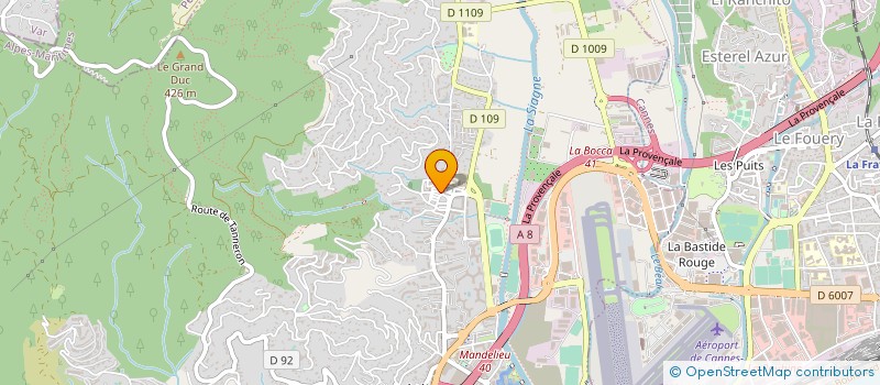 localisation de l'entreprise MONSIEUR RONALD SEARS  MANDELIEU LA NAPOULE