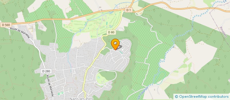 localisation de l'entreprise MONSIEUR RONALD UNGER  NANS-LES-PINS