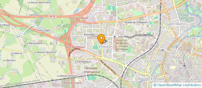 localisation de l'entreprise MONSIEUR RONALDO CARDOSO HIDALGO  RENNES