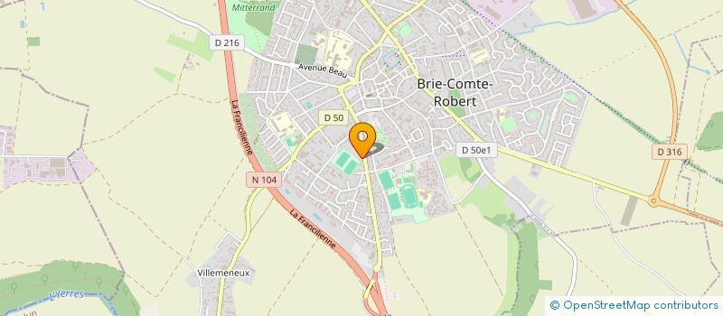 localisation de l'entreprise MONSIEUR RONALDO DIVINO TAVARES  BRIE-COMTE-ROBERT