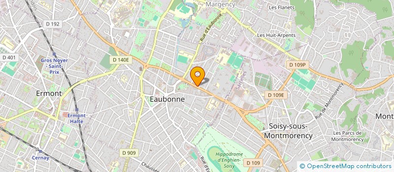 localisation de l'entreprise MONSIEUR RONALDO SAINT PIERRE à EAUBONNE