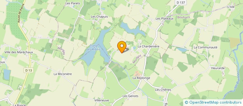 localisation de l'entreprise MONSIEUR RONALDUS VAN DEN BERG  PIERRE-DE-BRESSE