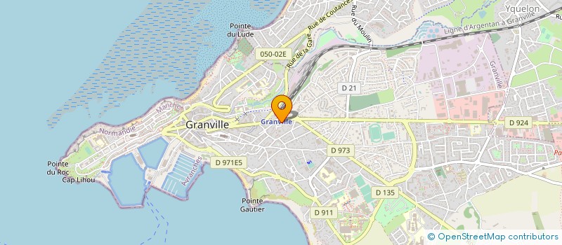 localisation de l'entreprise MONSIEUR RONAN AUBRY  GRANVILLE