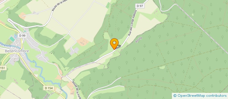 localisation de l'entreprise MONSIEUR RONAN BAZIN  BELLENCOMBRE