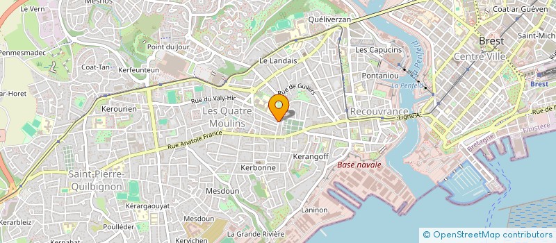 localisation de l'entreprise MONSIEUR RONAN BERGOT à BREST