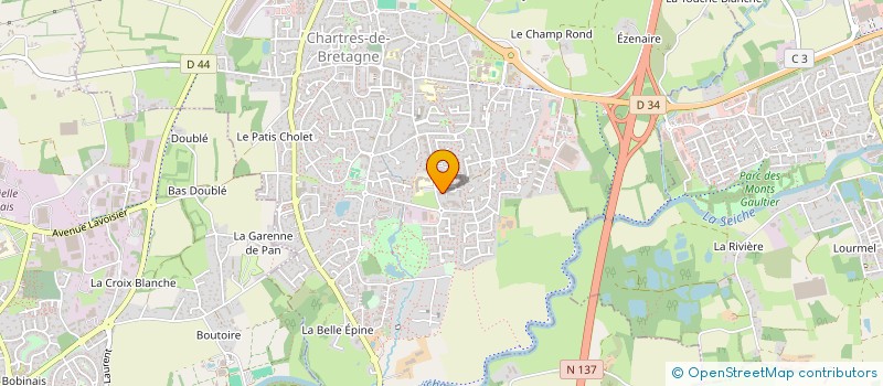 localisation de l'entreprise MONSIEUR RONAN BEYOU  CHARTRES-DE-BRETAGNE