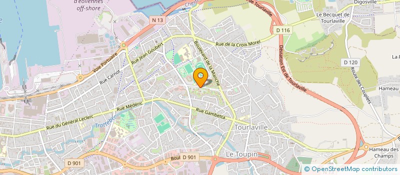 localisation de l'entreprise MONSIEUR RONAN BON  CHERBOURG-EN-COTENTIN