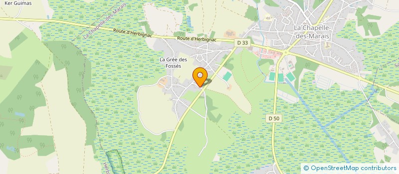 localisation de l'entreprise MONSIEUR RONAN BONET à LA CHAPELLE-DES-MARAIS