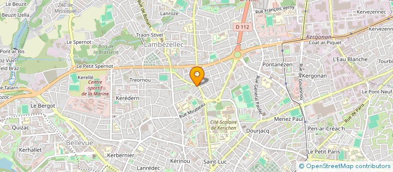 localisation de l'entreprise MONSIEUR RONAN BOUGUENNEC à BREST