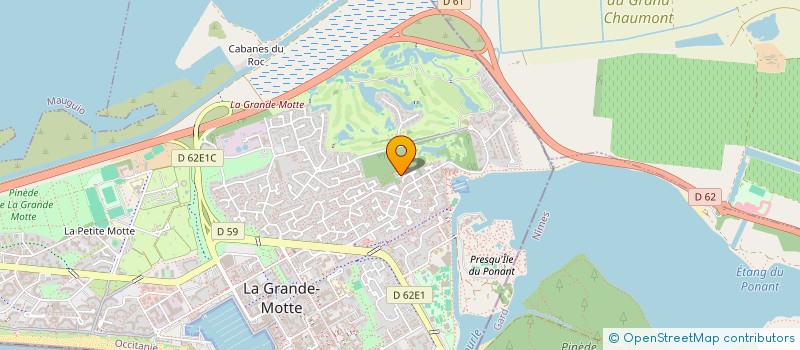 localisation de l'entreprise MONSIEUR RONAN BOURLIER à LA GRANDE-MOTTE
