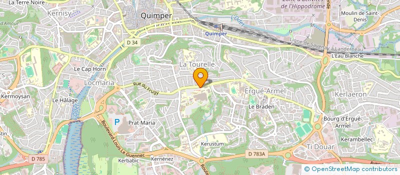 localisation de l'entreprise MONSIEUR RONAN BOUTTIER à QUIMPER
