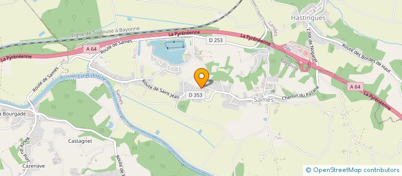 localisation de l'entreprise MONSIEUR RONAN BRANCHEREAU  SAMES