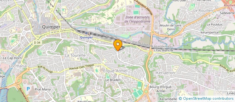 localisation de l'entreprise MONSIEUR RONAN CALVEZ à QUIMPER