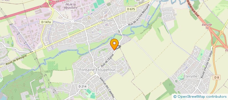 localisation de l'entreprise MONSIEUR RONAN CHARPENTIER  FONTAINE-ETOUPEFOUR
