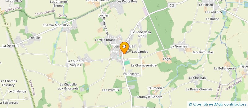 localisation de l'entreprise MONSIEUR RONAN COGNET  TINTENIAC