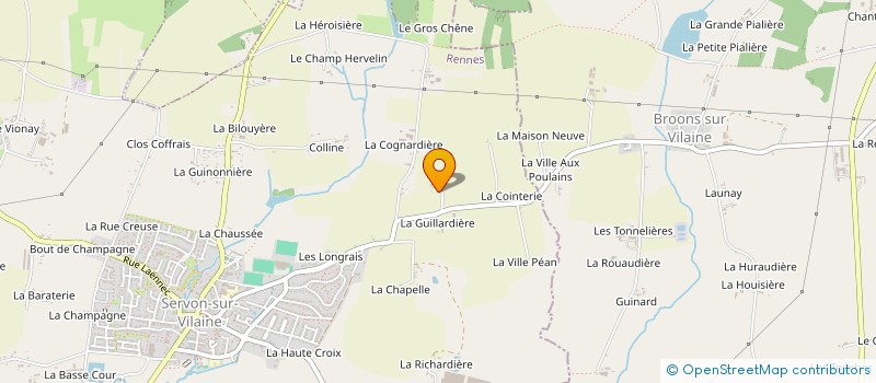 localisation de l'entreprise MONSIEUR RONAN COHAN  SERVON-SUR-VILAINE