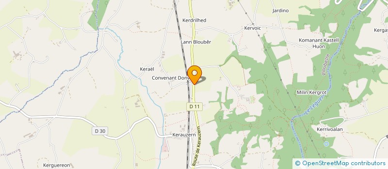 localisation de l'entreprise MONSIEUR RONAN CORLOUER  PLOUBEZRE